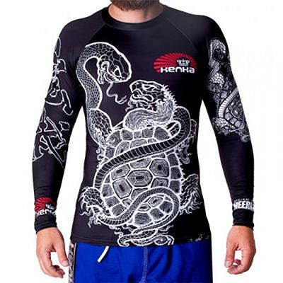 Kenka X Meerkatsu Tortoise Rashguard Fekete