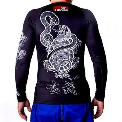 Kenka X Meerkatsu Tortoise Rashguard Schwarz