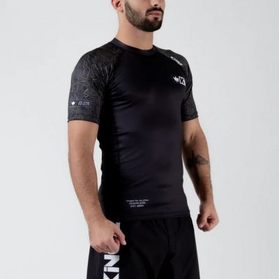 Kingz Apex Short Sleeve Rash Guard Fekete