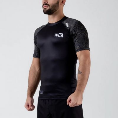 Kingz Apex Short Sleeve Rash Guard Schwarz