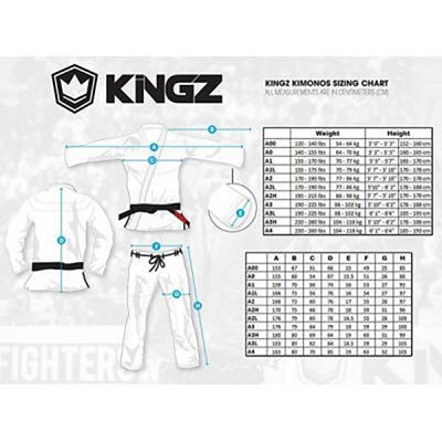 Kingz Balistico 2.0 Jiu Jitsu Kimono Fehèr