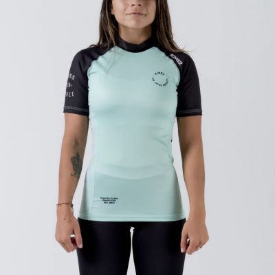 Kingz Born To Rule Women's S/S Rashguard Zöld