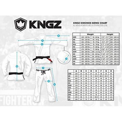 Kingz Classic Jiu Jitsu Kimono 3.0 schwarz