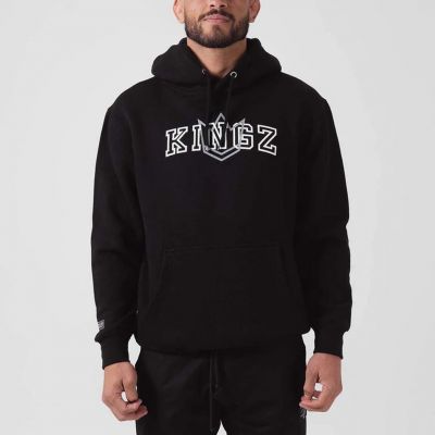 Kingz College Hoodie Fekete