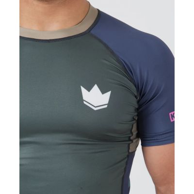 Kingz Draft Rashguard Gris-Morado