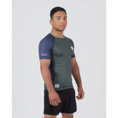 Kingz Draft Rashguard Gris-Morado