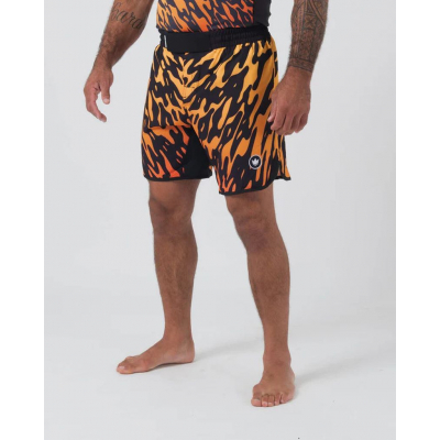 Kingz Flame Shorts Fekete-Narancssàrga