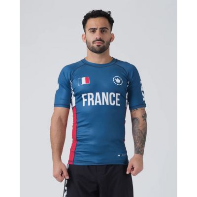 Kingz Jersey Rashguard - France Blau