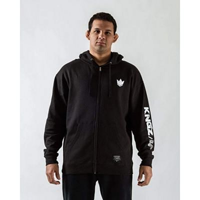 Kingz Jiu Jitsu Squad Zip Up Hoodie Schwarz