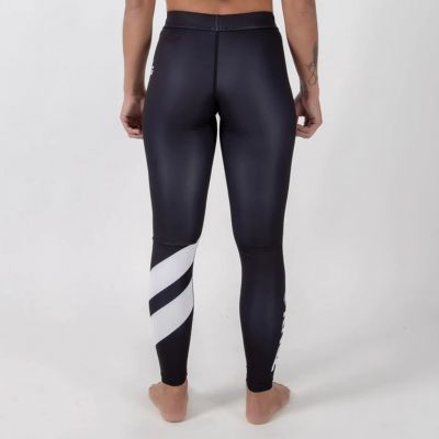 Kingz KGZ Women Leggings Nero-Bianco