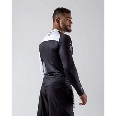 Kingz OE L/S Rashguard Noir-Blanc