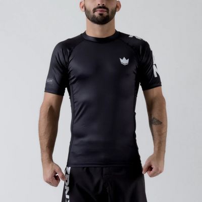 Kingz Ranked Performance S/S Rash Guard Fekete