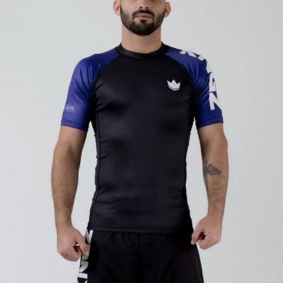 Kingz Ranked Performance S/S Rash Guard Blue