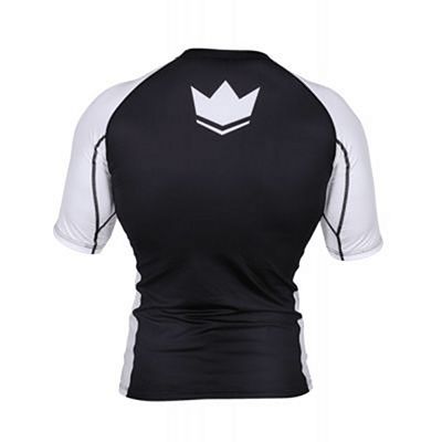 Kingz Ranked V3 S/S Rash Guard Preto-Branco