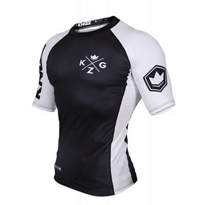 Kingz Ranked V3 S/S Rash Guard Svart-Vit