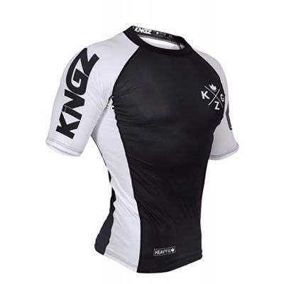 Kingz Ranked V3 S/S Rash Guard Negro-Blanco