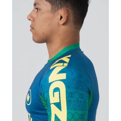 Kingz Rashguard MI-K Roots Onca Pintada Azul