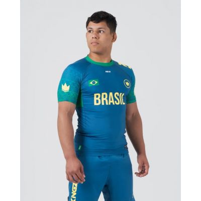 Kingz Rashguard MI-K Roots Onca Pintada Azul