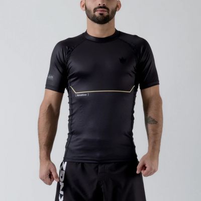 Kingz Relentless S/S BJJ Rash Guard Black