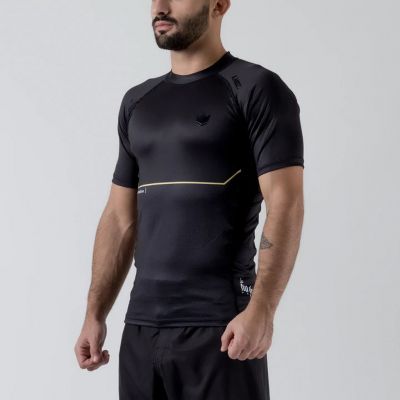 Kingz Relentless S/S BJJ Rash Guard Fekete