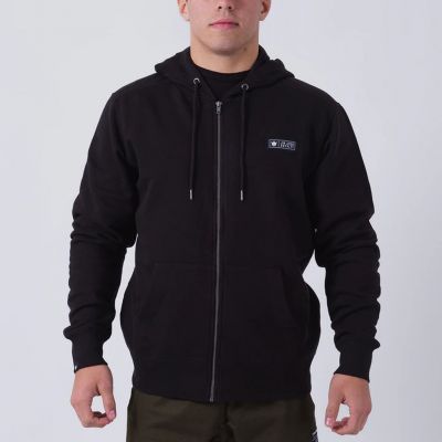 Kingz Ripple Zip Up Hoodie Fekete