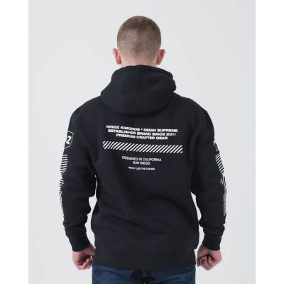 Kingz Slant Bar Pullover Hoodie Svart