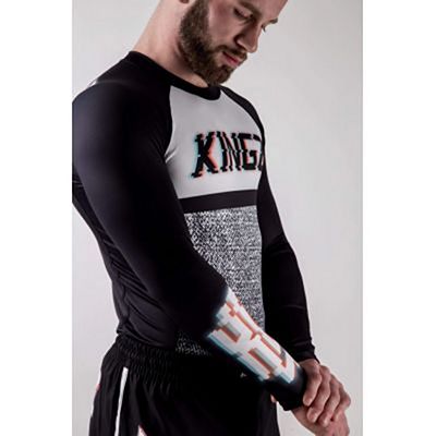 Kingz Static Rashguard Fekete-Fehèr