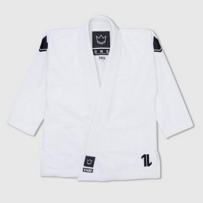 Kingz The One Kids Jiu Jitsu Gi Fehèr