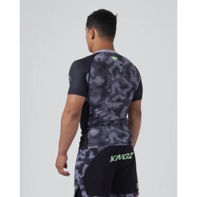 Kingz Viper Rashguard Negro-Morado