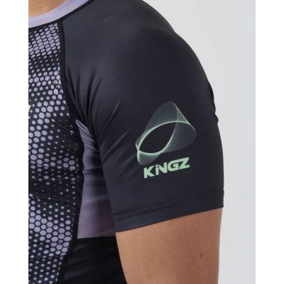 Kingz Viper Rashguard Negro-Morado