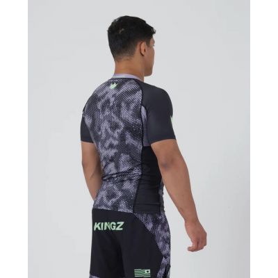 Kingz Viper Rashguard Negro-Morado