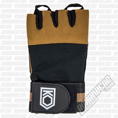 KOARENA Trainer Fitness Gloves Braun-Schwarz