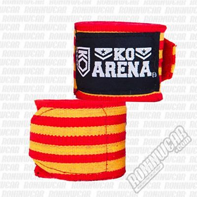 KOARENA Handwraps Vermelho-Amarelo