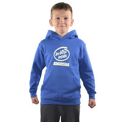 KOARENA Jiu Jitsu Inside Kids Hoodie Blue