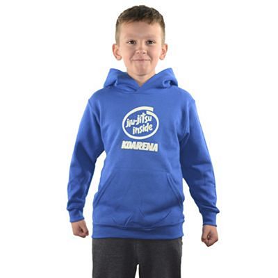 KOARENA Jiu Jitsu Inside Kids Hoodie Blau