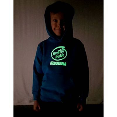 KOARENA Jiu Jitsu Inside Kids Hoodie Bleu