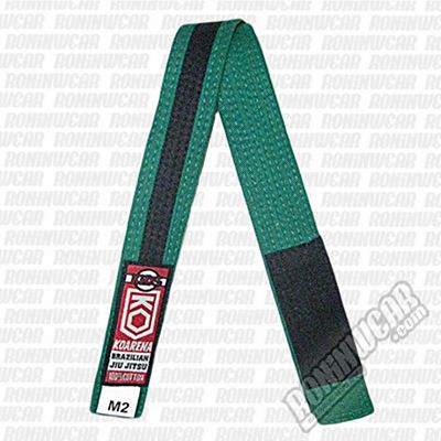 KOARENA Kids IBJJF Belt Verde-Negro