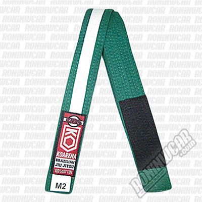 KOARENA Kids IBJJF Belt Verde-Branco