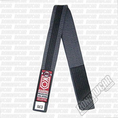 KOARENA Kids IBJJF Belt Grigio-Nero