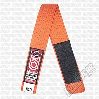 KOARENA Kids IBJJF Belt Arancione