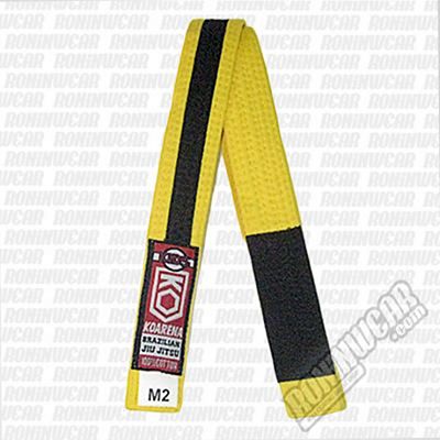 KOARENA Kids IBJJF Belt Giallo-Nero