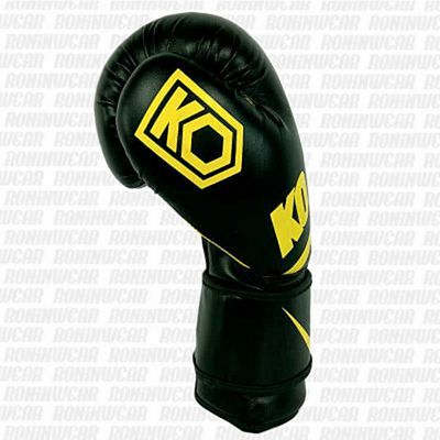 KOARENA SMR Black Team Boxing Gloves Black