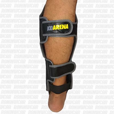 KOARENA SMR Black Team Shinguards Negro