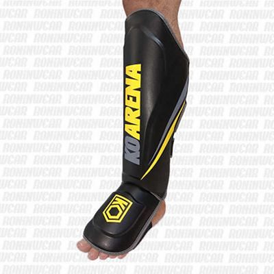 KOARENA SMR Black Team Shinguards Noir