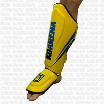 KOARENA SMR Yellow Team Shinguards Gul