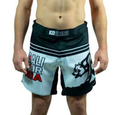 KOARENA Cali Bear Fight Shorts Schwarz-weiß