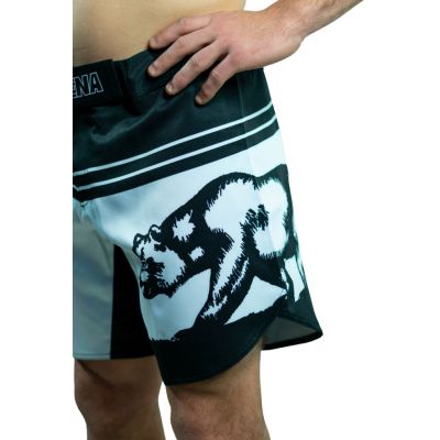 KOARENA Cali Bear Fight Shorts Nero-Bianco