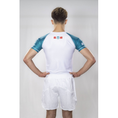 KOARENA Fast Rashguard SS Blanco-Verde