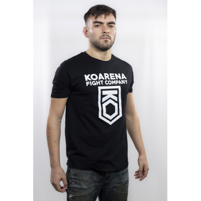 KOARENA Fight Company Logo T-Shirt Preto