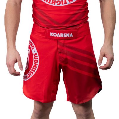 KOARENA Grappling Fight Shorts Rouge